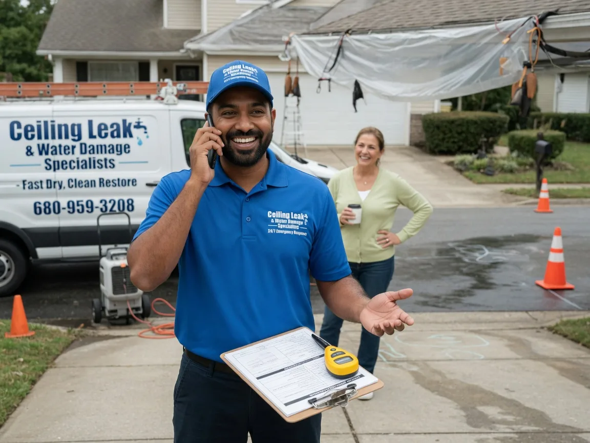 Ceiling Leak Cleanup Sulphur Springs, OH FAQs